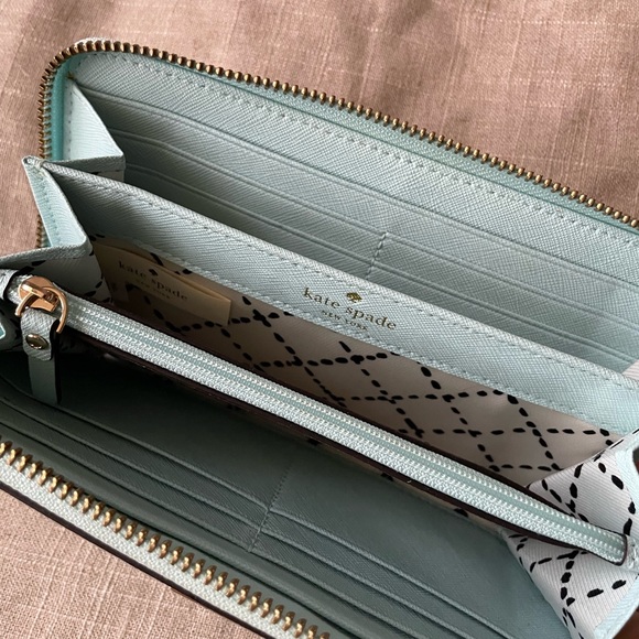 Kate Spade Continental Zip-Around Long Wallet - Blue - Picture 6 of 7